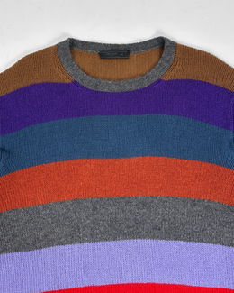 Prada Stripes Multicolor Wool Knit F/W 2014