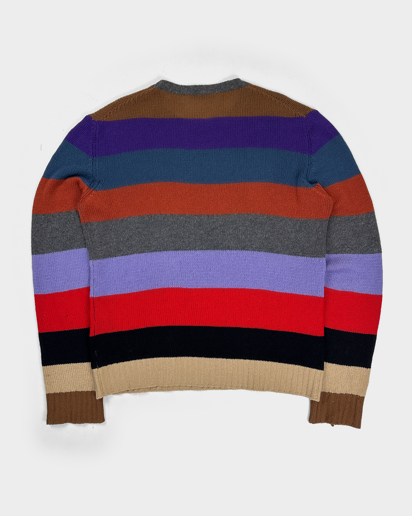 Prada Stripes Multicolor Wool Knit F/W 2014