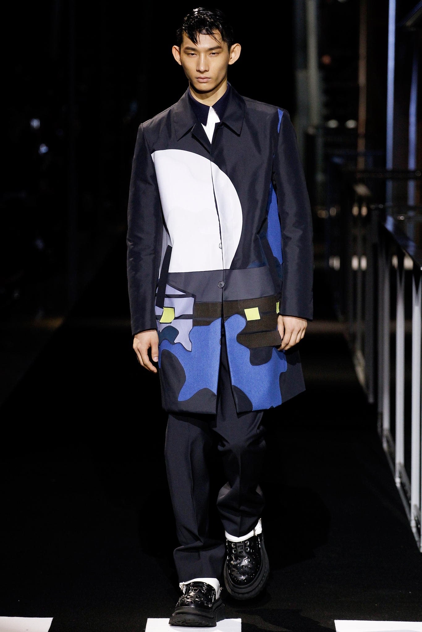 Kenzo Homme Runway Landscape Coat Jacket F/W 2014