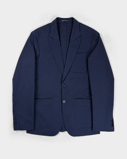 Louis Vuitton Textured Navy Blue Blazer 2000's