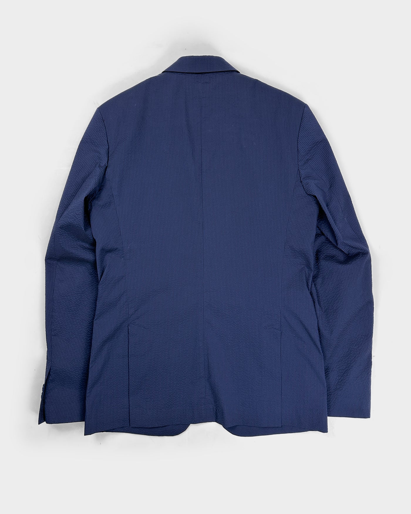 Louis Vuitton Textured Navy Blue Blazer 2000's