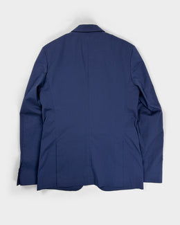 Louis Vuitton Textured Navy Blue Blazer 2000's