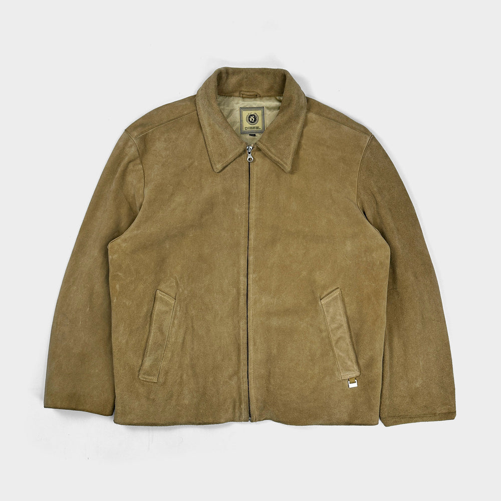 Diesel Camel Suede Zip-Up Jacket 1990's