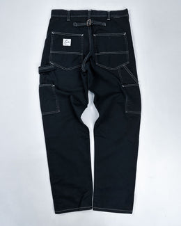 Needles Japan Black Carpenter Pants Made in USA 2000's