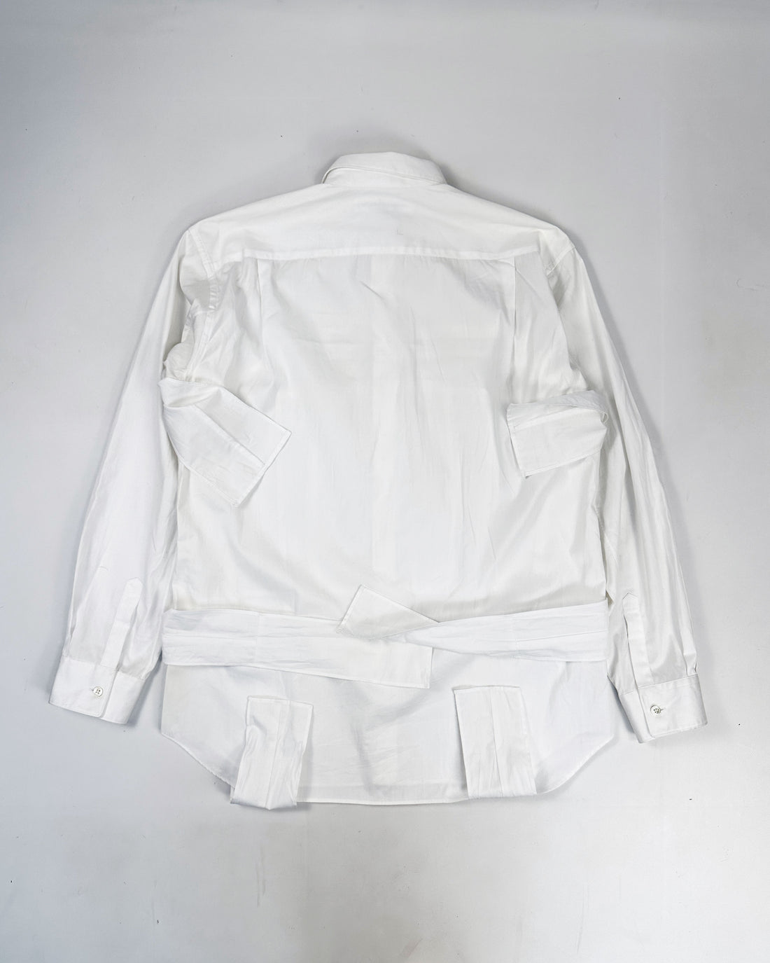 Comme des Garçons Deconstructed White SAMPLE Shirt 2000's