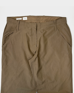 Jil Sander Brown Tailor Cotton Pants 2000's