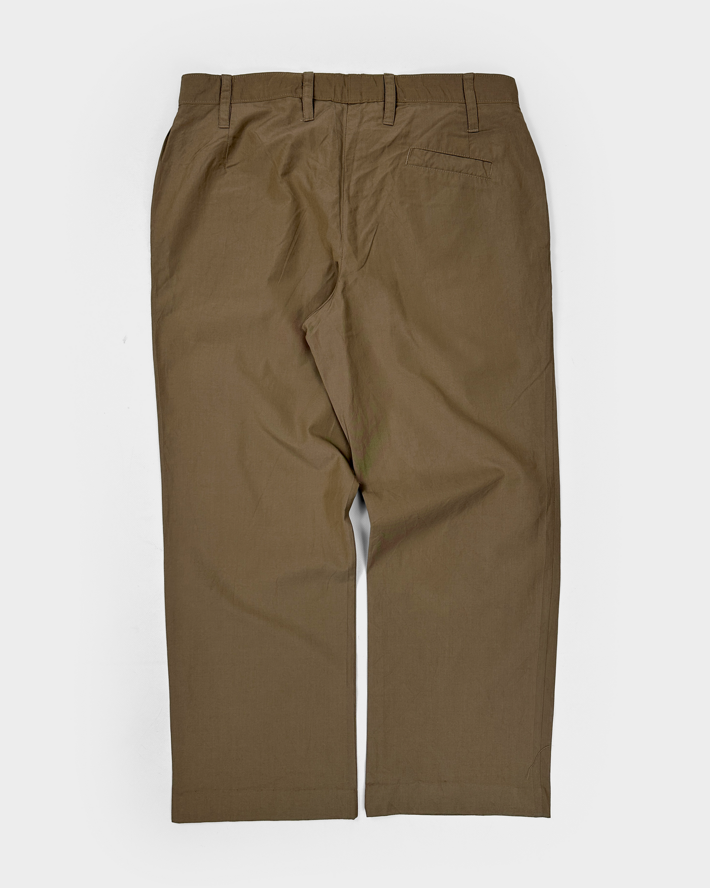 Jil Sander Brown Tailor Cotton Pants 2000's