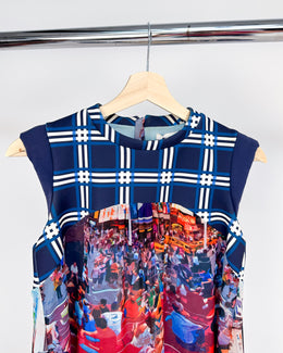 Dirk Bikkembergs Layered Light Dress 1990's