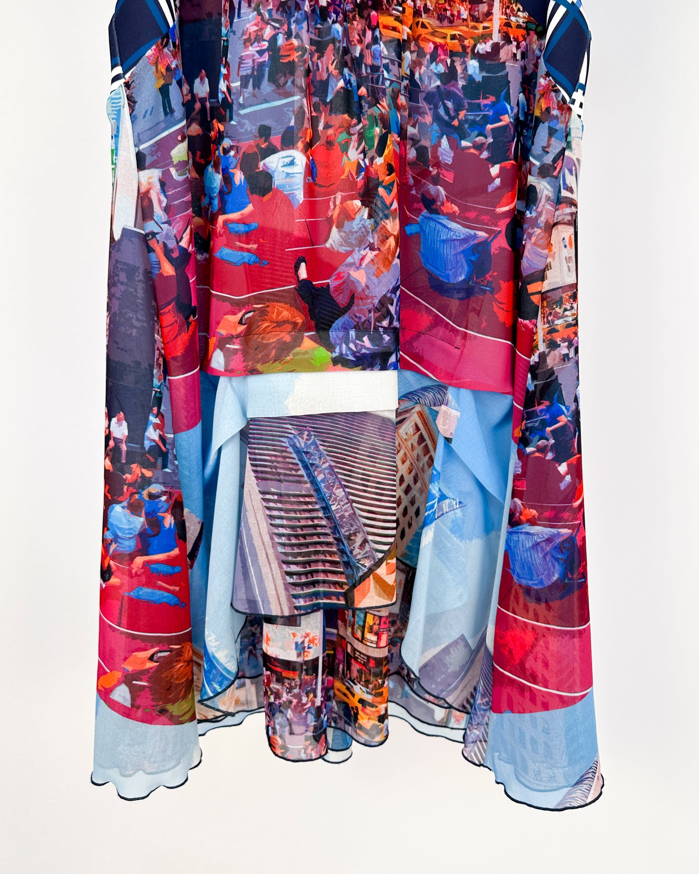 Dirk Bikkembergs Layered Light Dress 1990's