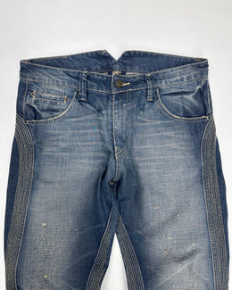 Kenzo Home Stitched Denim Pants 1990's - Vintagetts