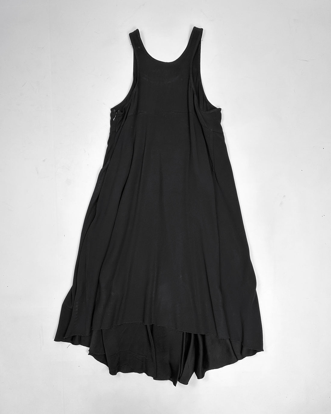 Prada Acetate Fabric Black Light Dress 2000's