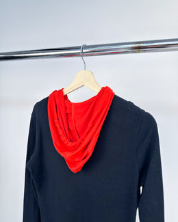 Marithé Francois Girbaud "Pocket" Hooded Dress 2000's