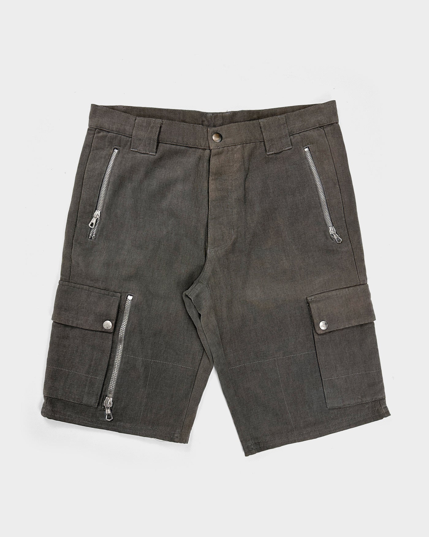 Iceberg Heavy Cotton Zipped Shorts 1990's - Vintagetts