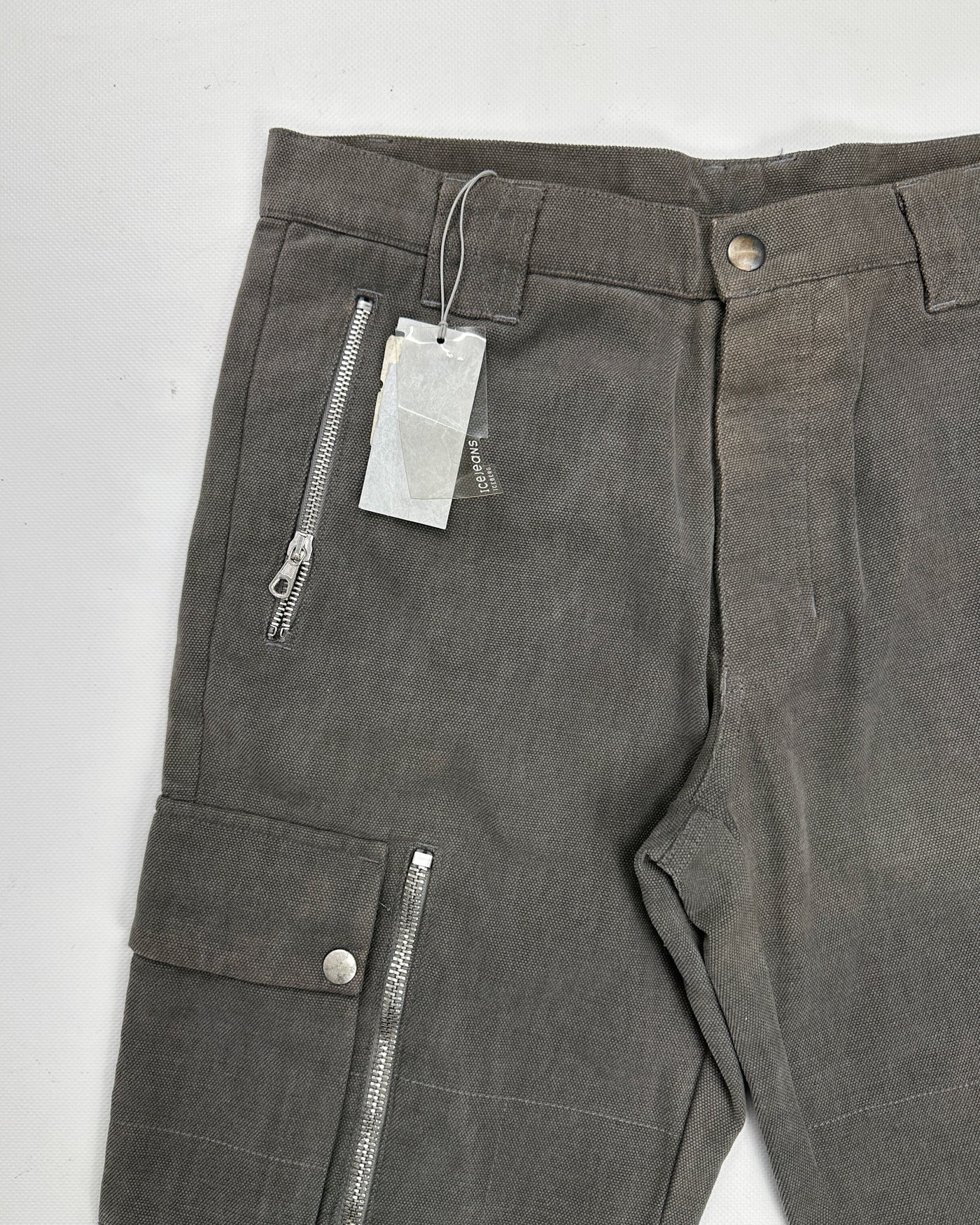 Iceberg Heavy Cotton Zipped Shorts 1990's - Vintagetts