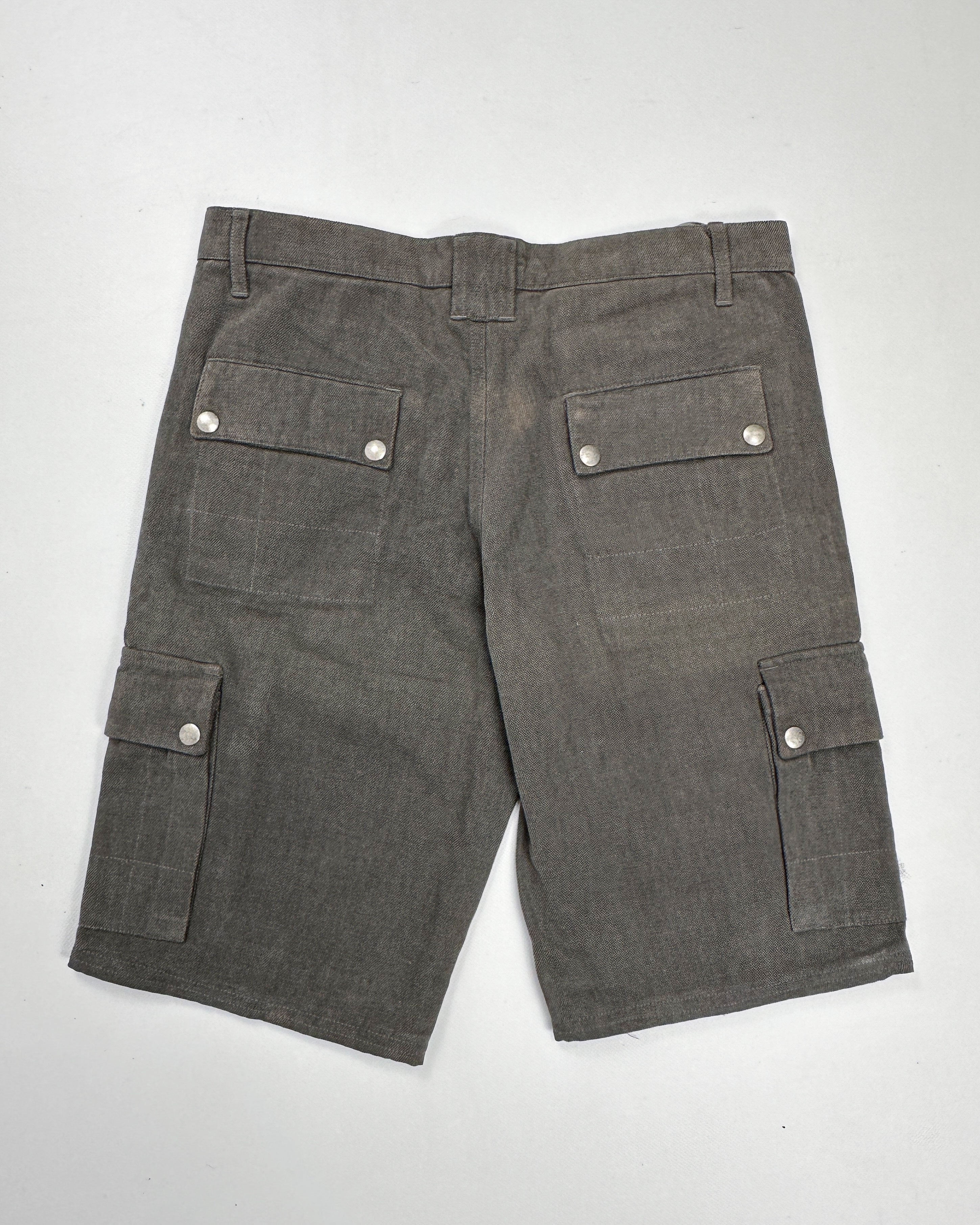 Iceberg Heavy Cotton Zipped Shorts 1990's