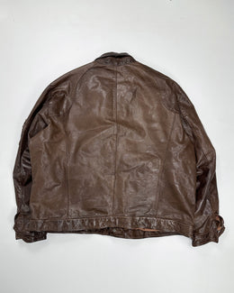 Mauro Volponi Brown Leather Jacket 1990's