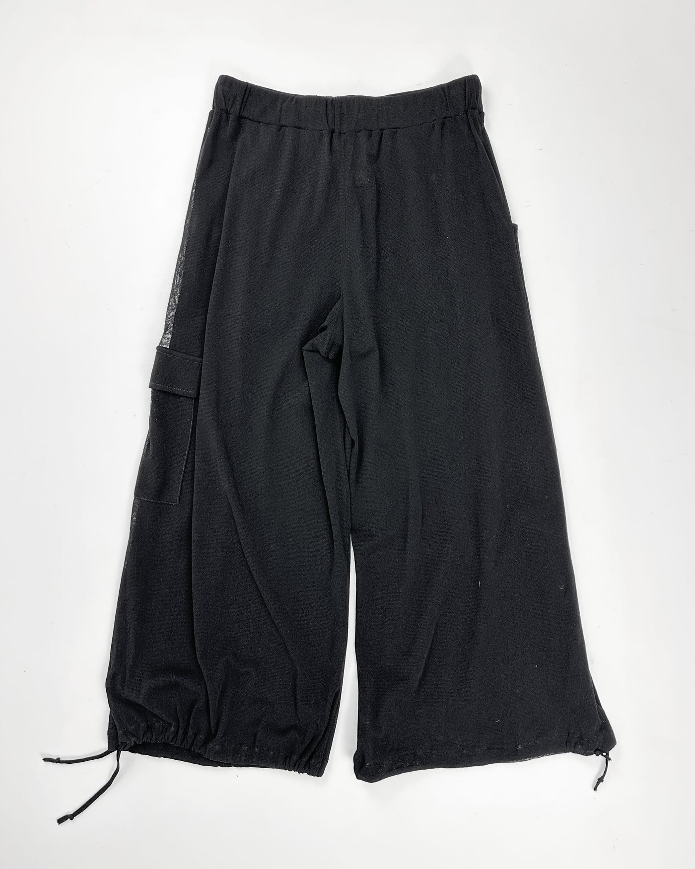 Fuzzi Mesh Light Black Pants 2000's