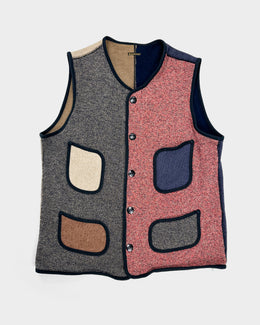 Kapital Kountry 4-Tone Cotton Vest 2000's - Vintagetts