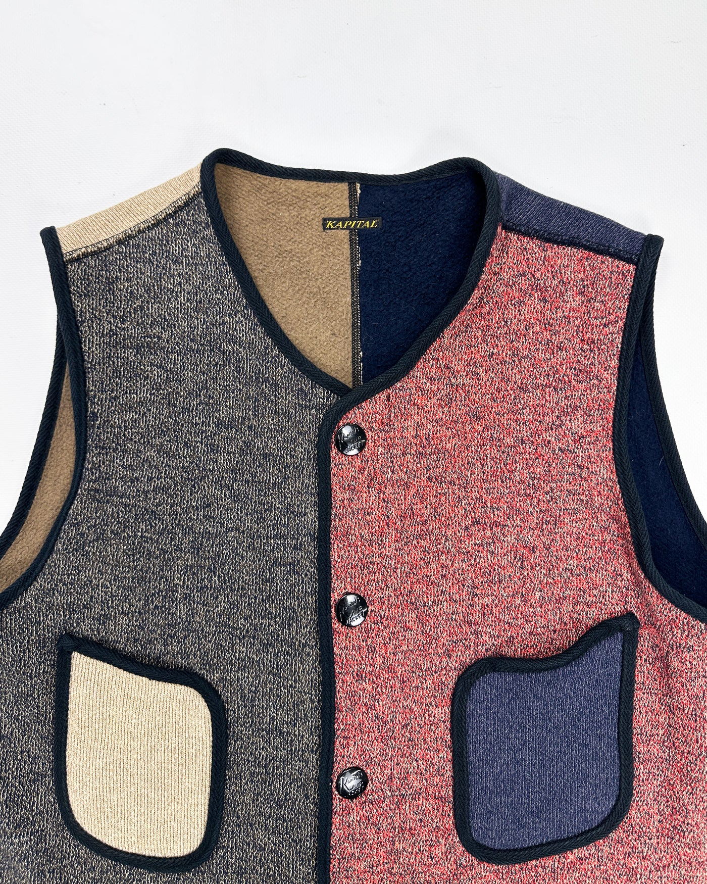 Kapital Kountry 4-Tone Cotton Vest 2000's - Vintagetts