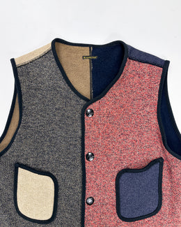 Kapital Kountry 4-Tone Cotton Vest 2000's - Vintagetts