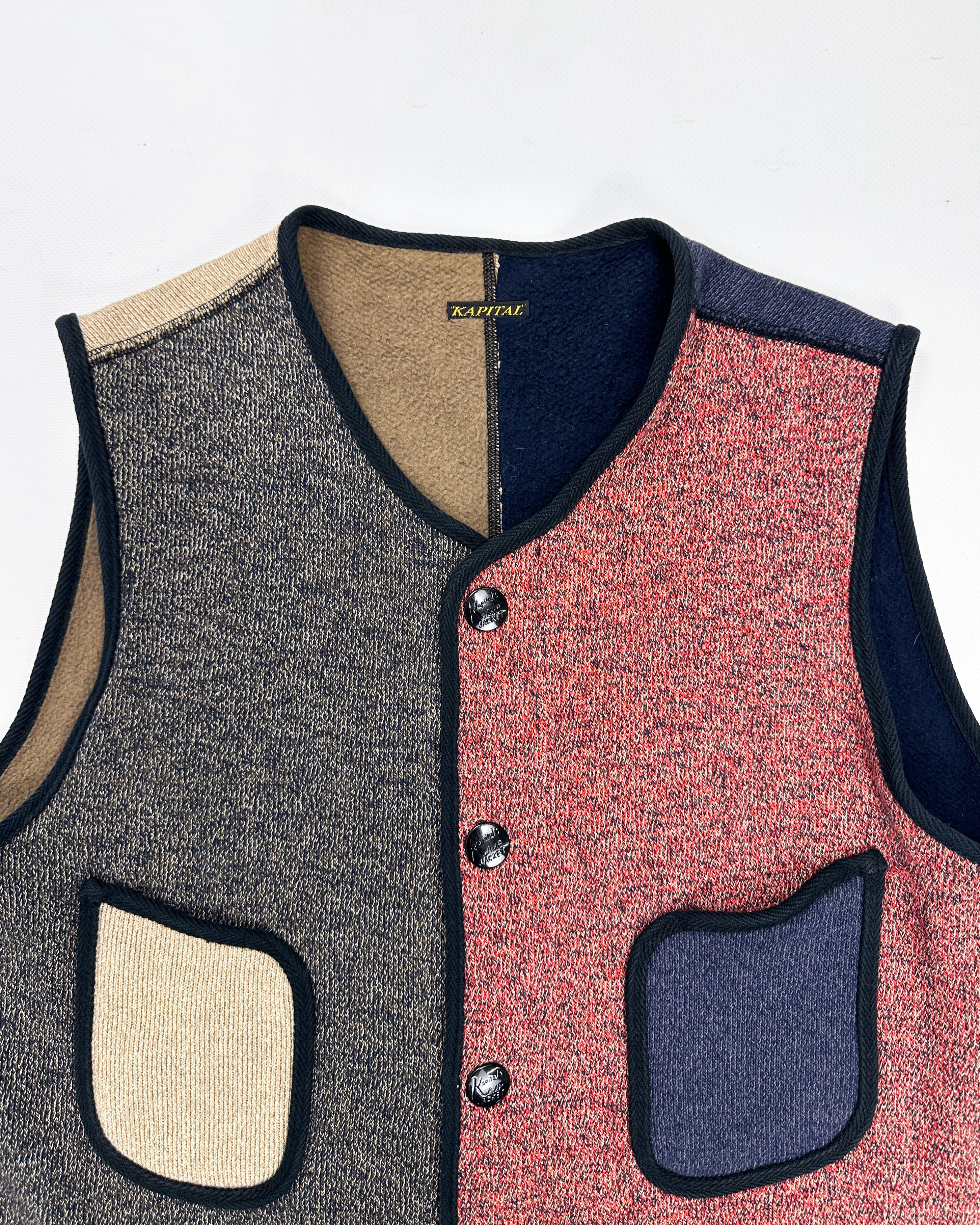 Kapital Kountry 4-Tone Cotton Vest 2000's