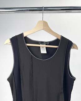 Marithé Francois Girbaud Distressed Elastic Dress 2000's