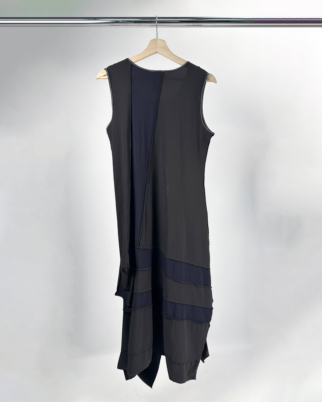 Marithé Francois Girbaud Distressed Elastic Dress 2000's