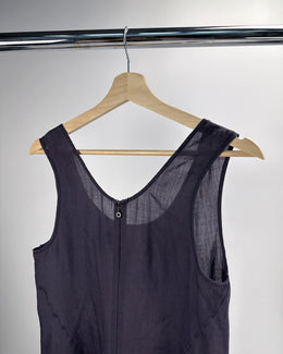 Marithé Francois Girbaud Ramie Maxi Dress 2000's