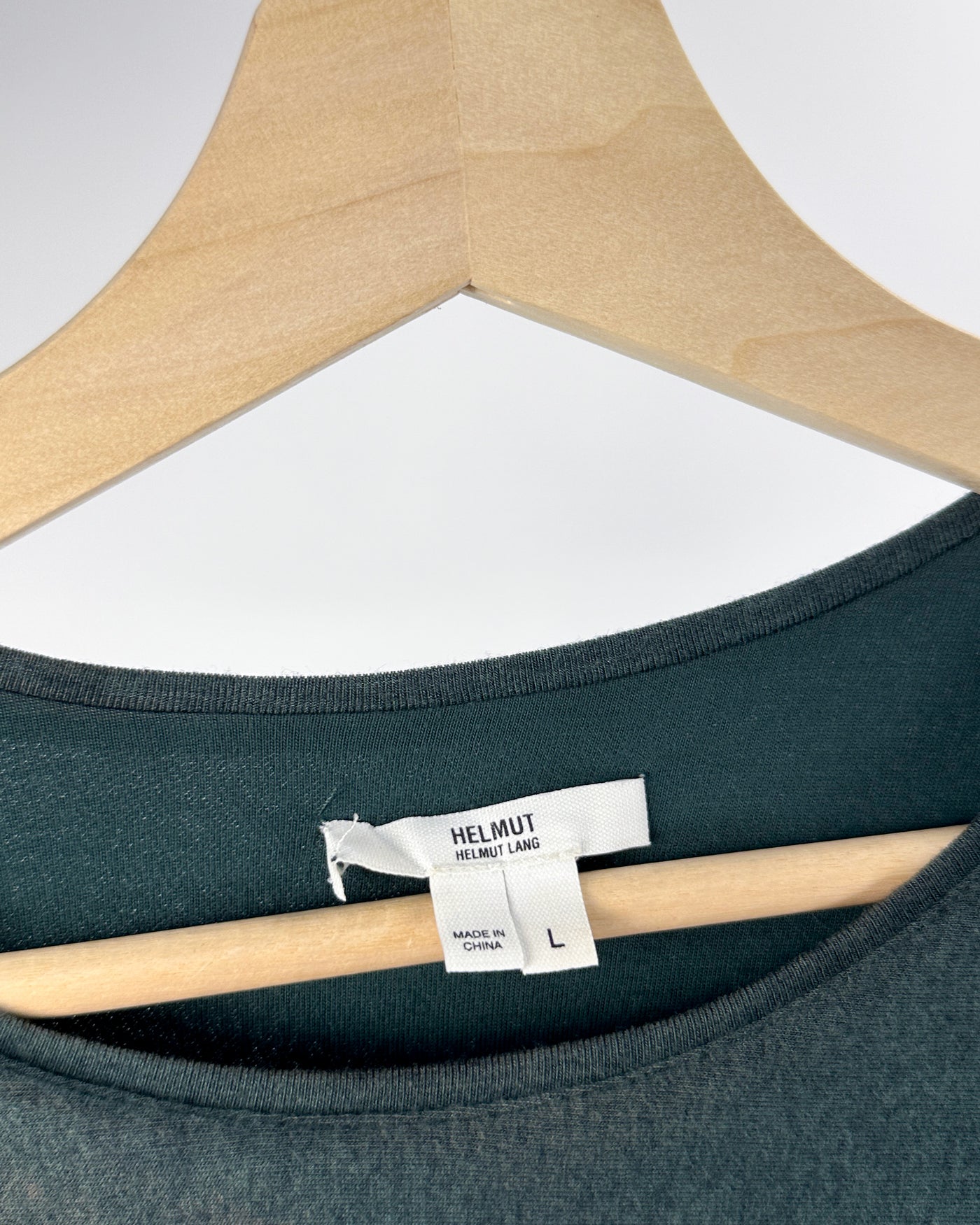 Helmut Lang Green Pleated Dress 2000's