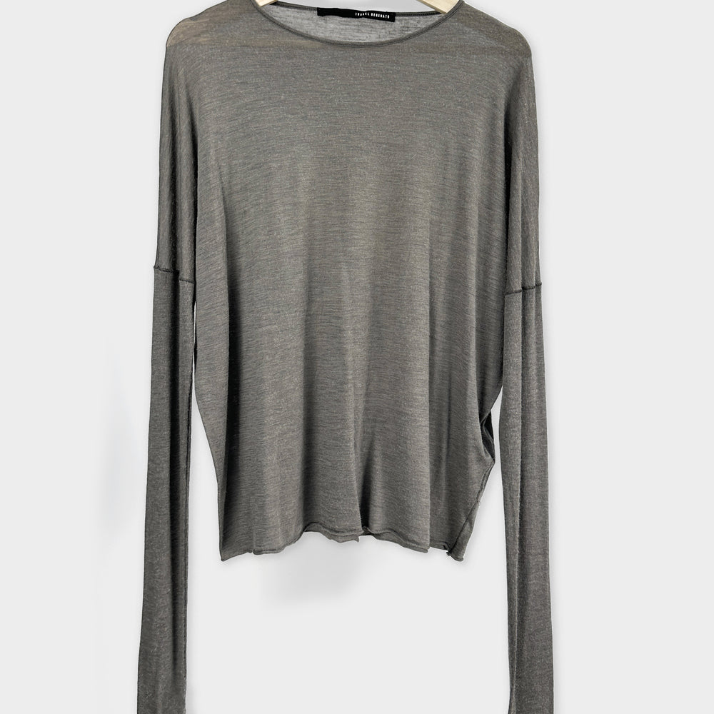 Isabel Benenato Long Sleeve Elastic Tee 2000's