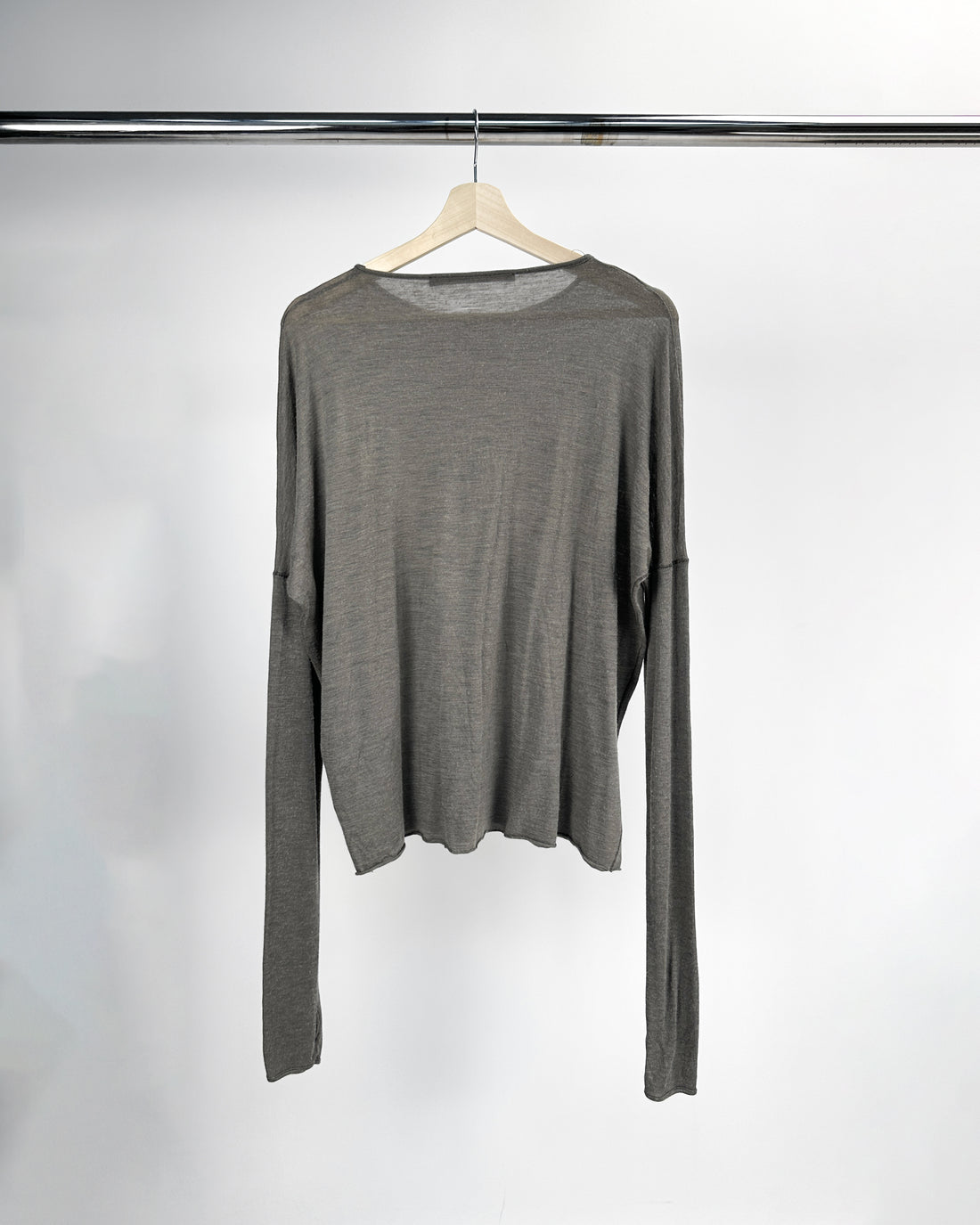 Isabel Benenato Long Sleeve Elastic Tee 2000's