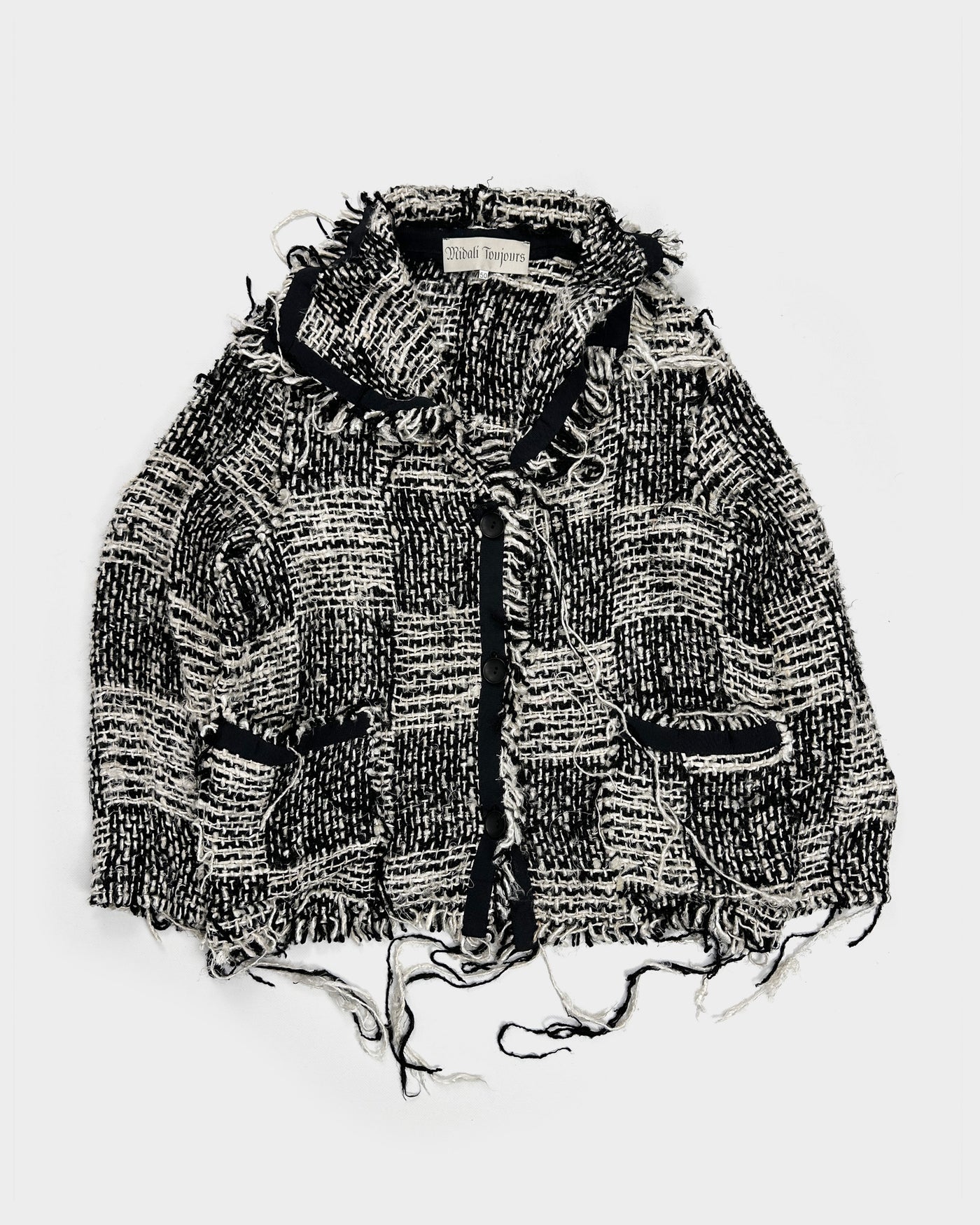 Midali Toujuors Textured Silk Jacket 1990's - Vintagetts