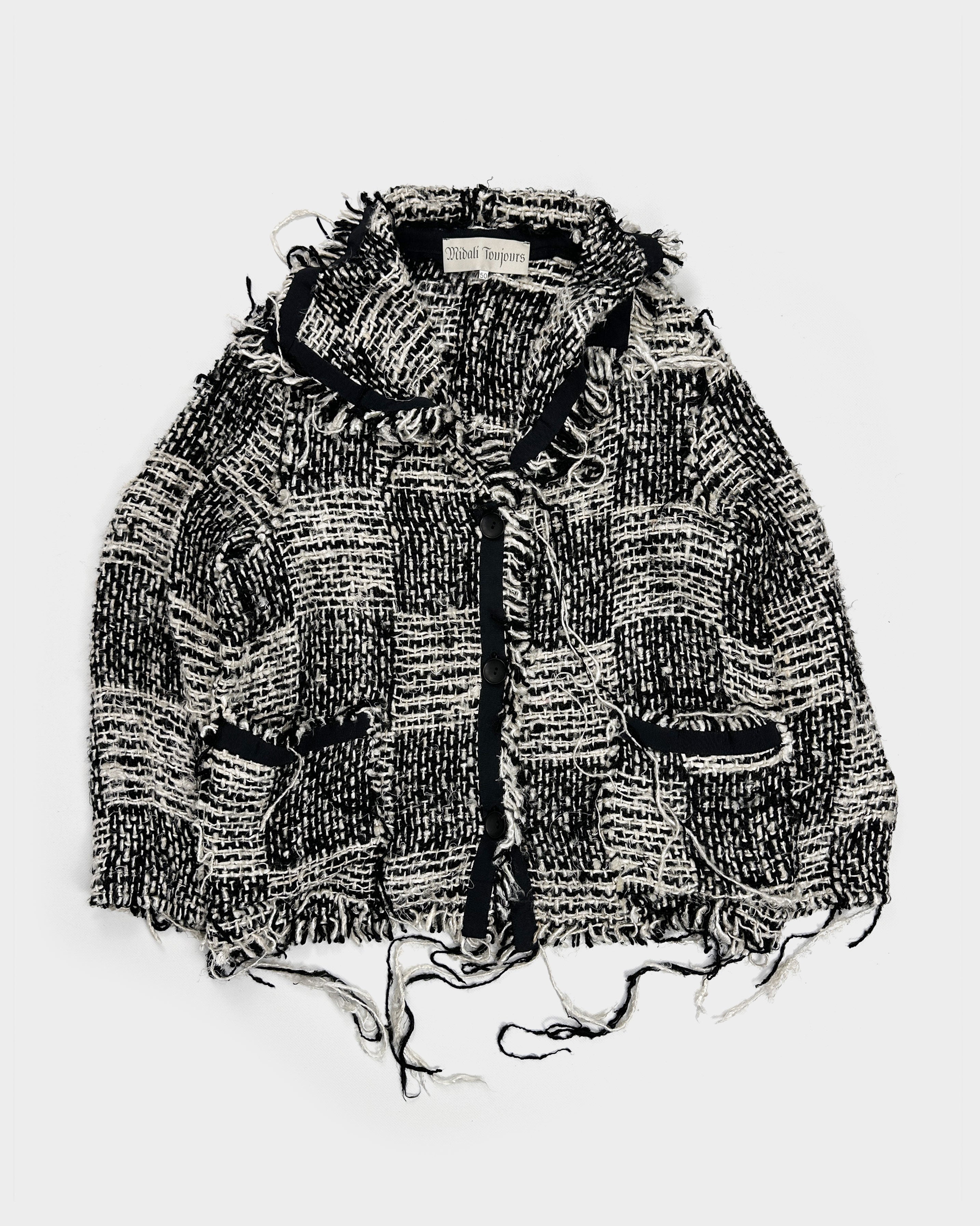 Midali Toujuors Textured Silk Jacket 1990's