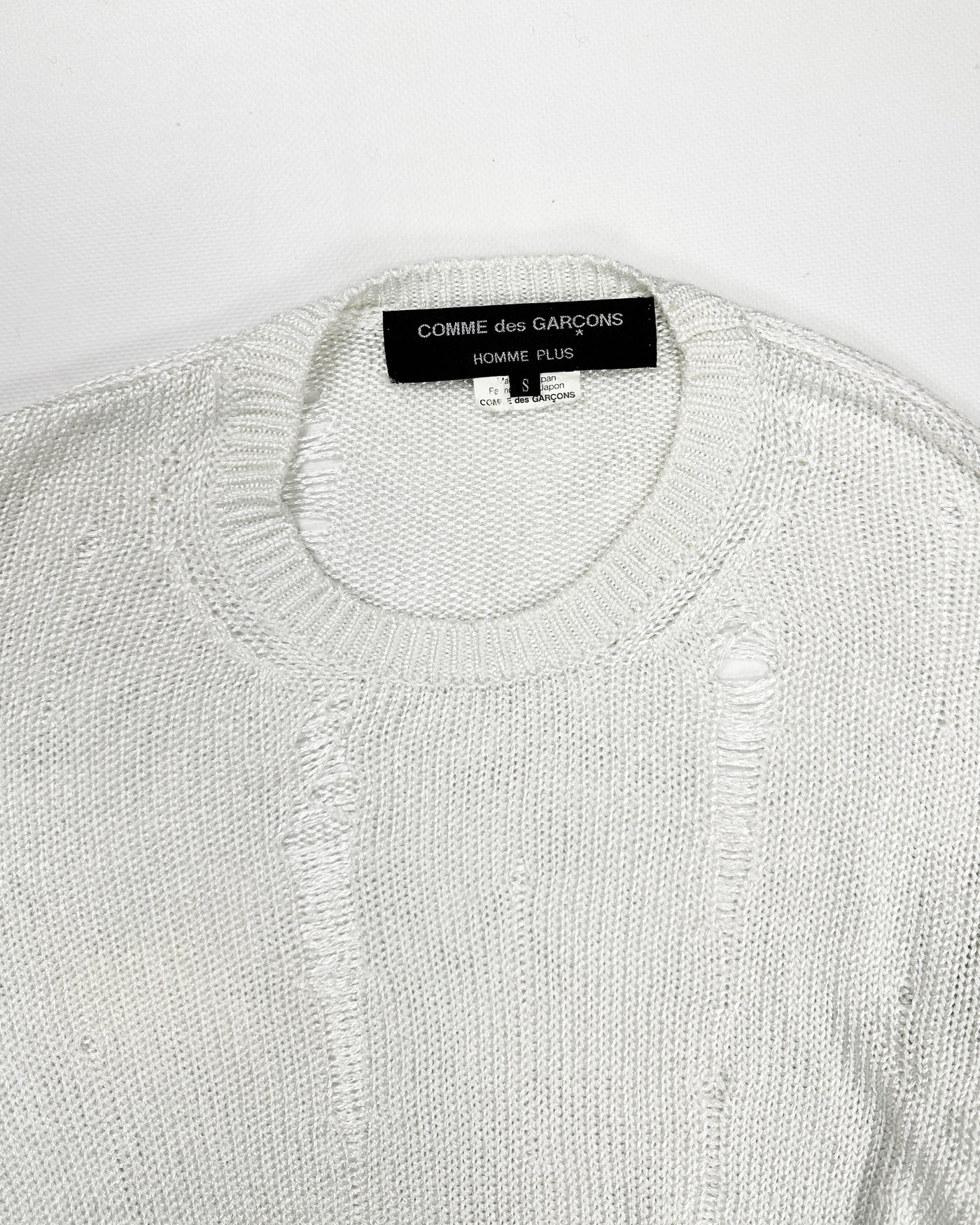 Comme des Garçons Homme Plus Rayon Knit S/S 2012 - Vintagetts