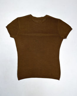 Amaya Arzuaga Distressed Mesh Top 2000's