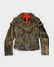 Parasuco Off-Centered Zip Fade Leather Jacket 2000's - Vintagetts