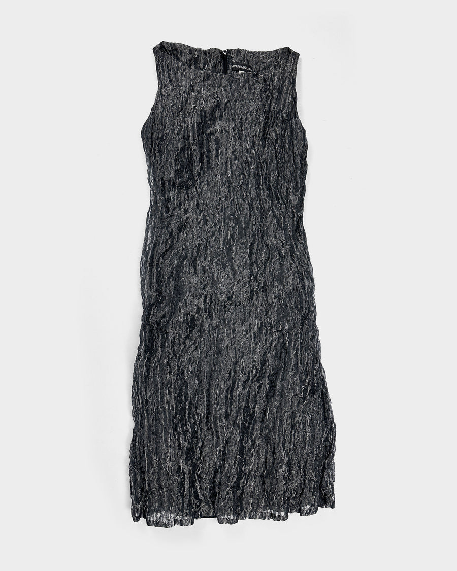 Amaya Arzuaga 2-Layer Distressed Dress 1990's