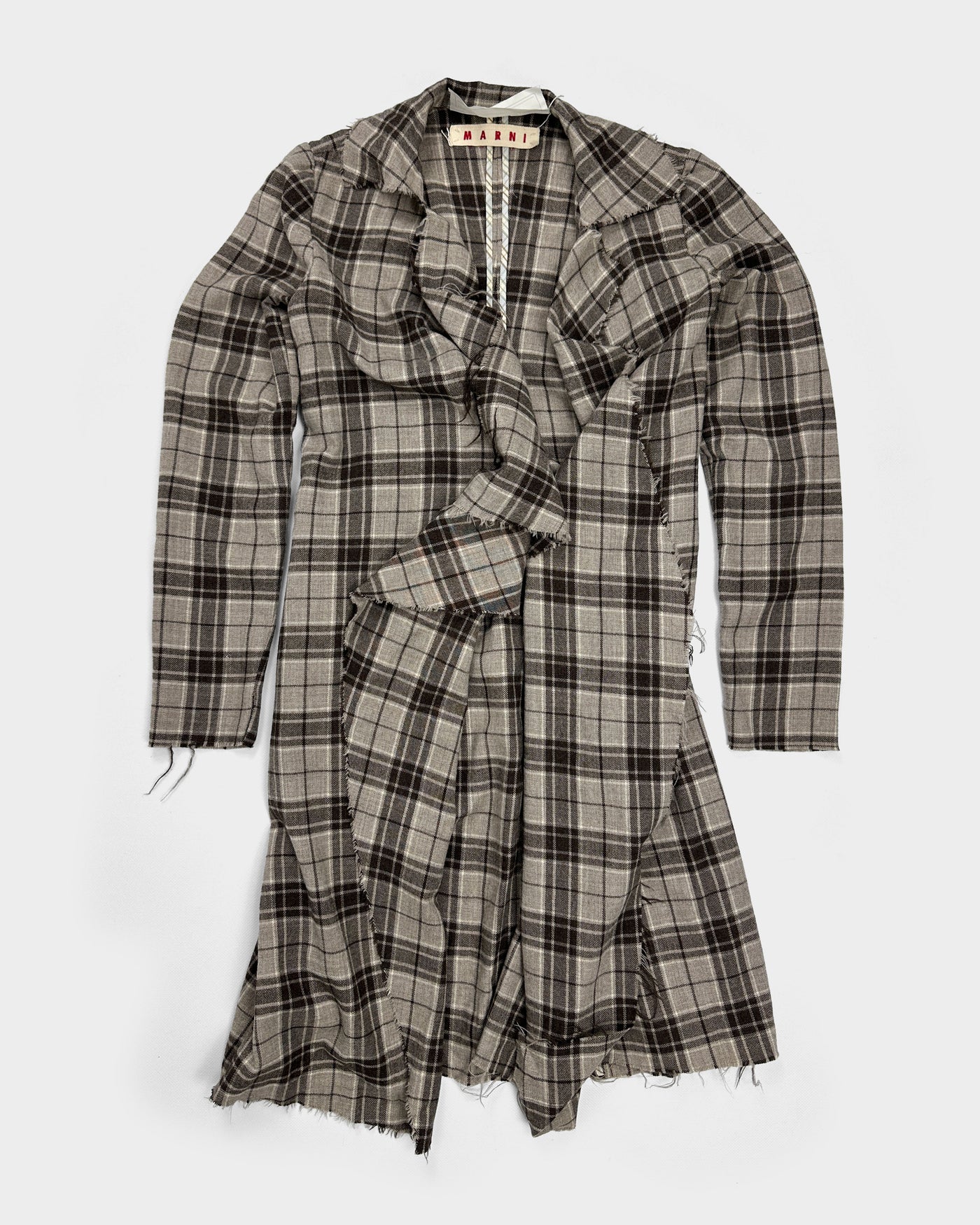 Marni Sample Raw Edge Long Cardigan 2000's