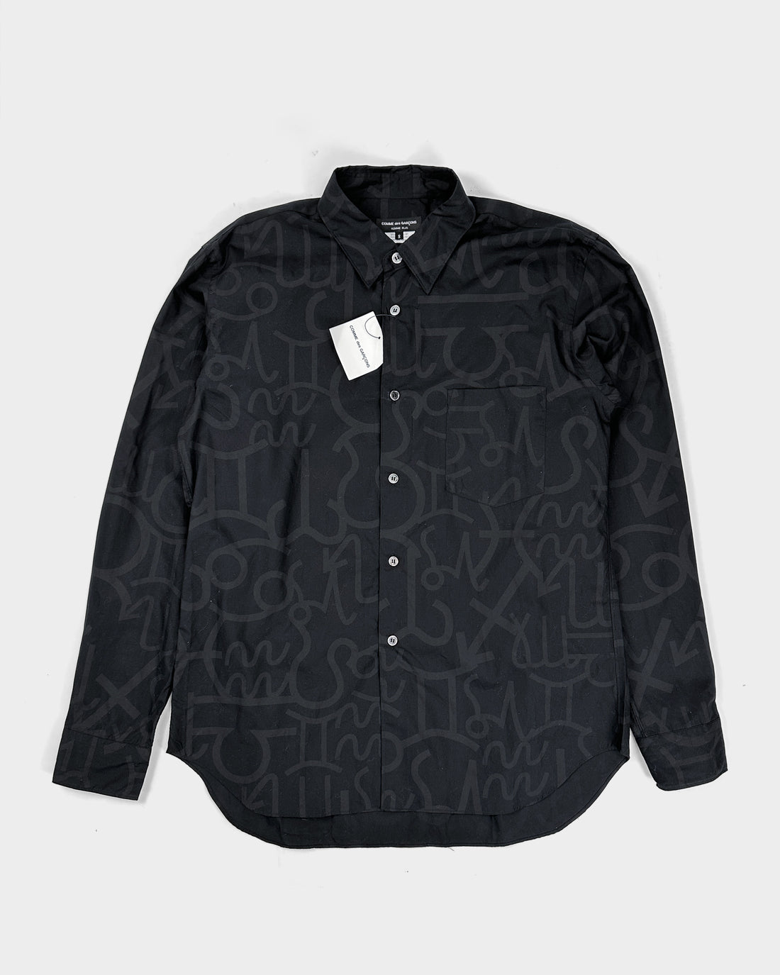 Comme des Garçons Homme Plus Black Printed Shirt 2012
