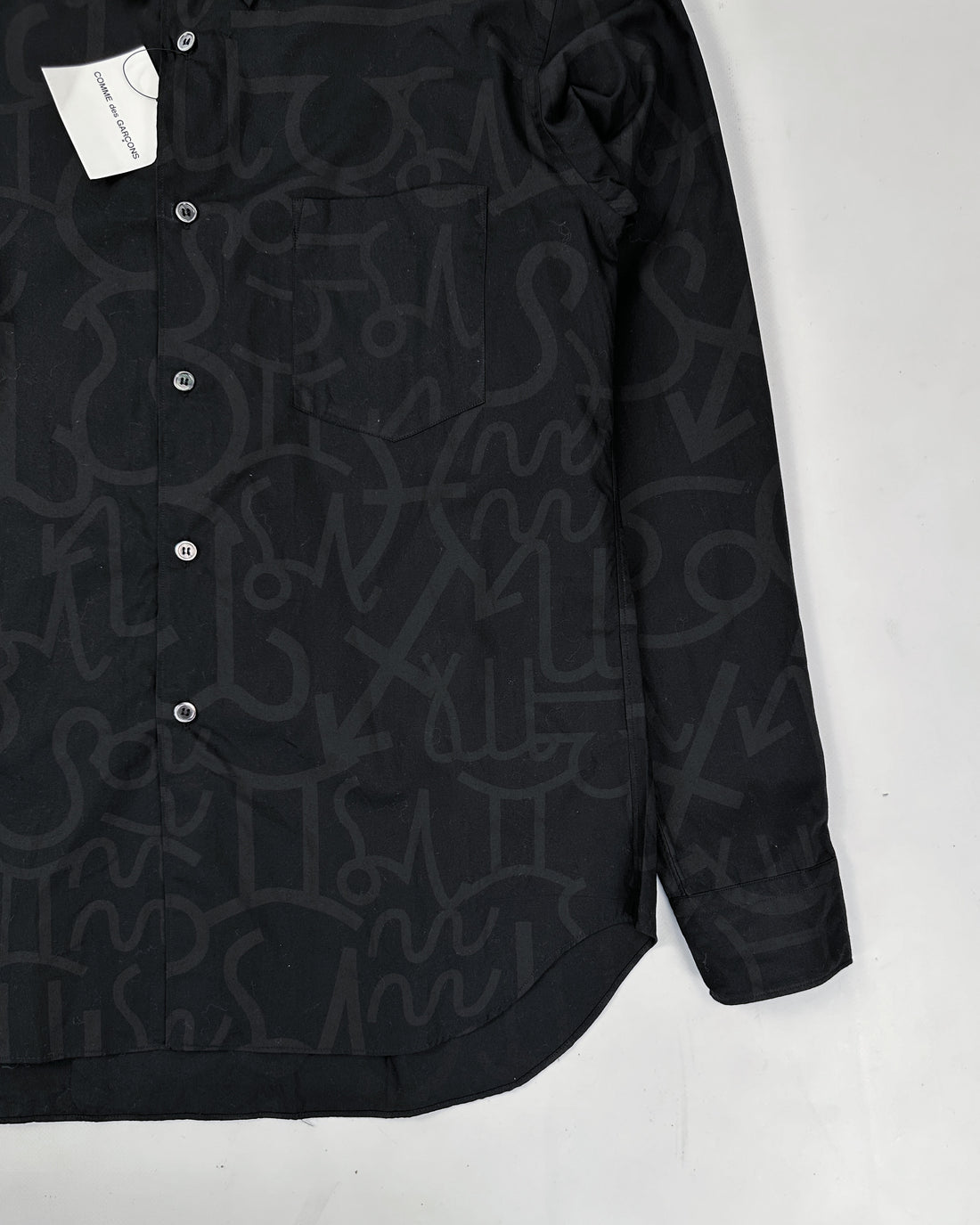 Comme des Garçons Homme Plus Black Printed Shirt 2012