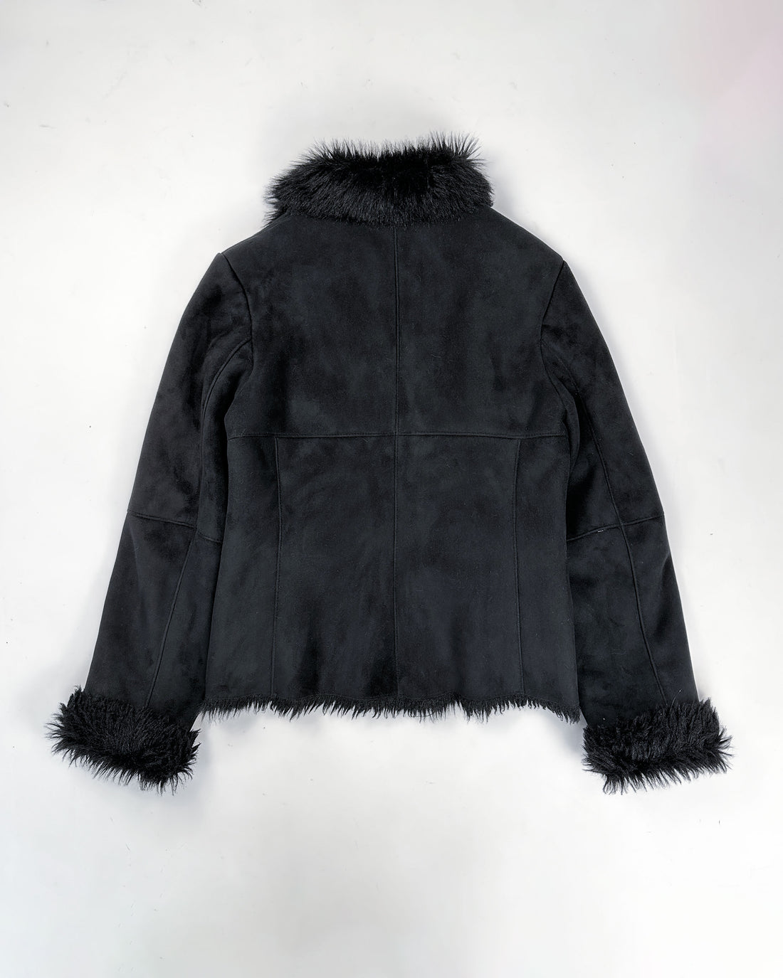 Balmain Black Fur Stuffed Jacket 1900's