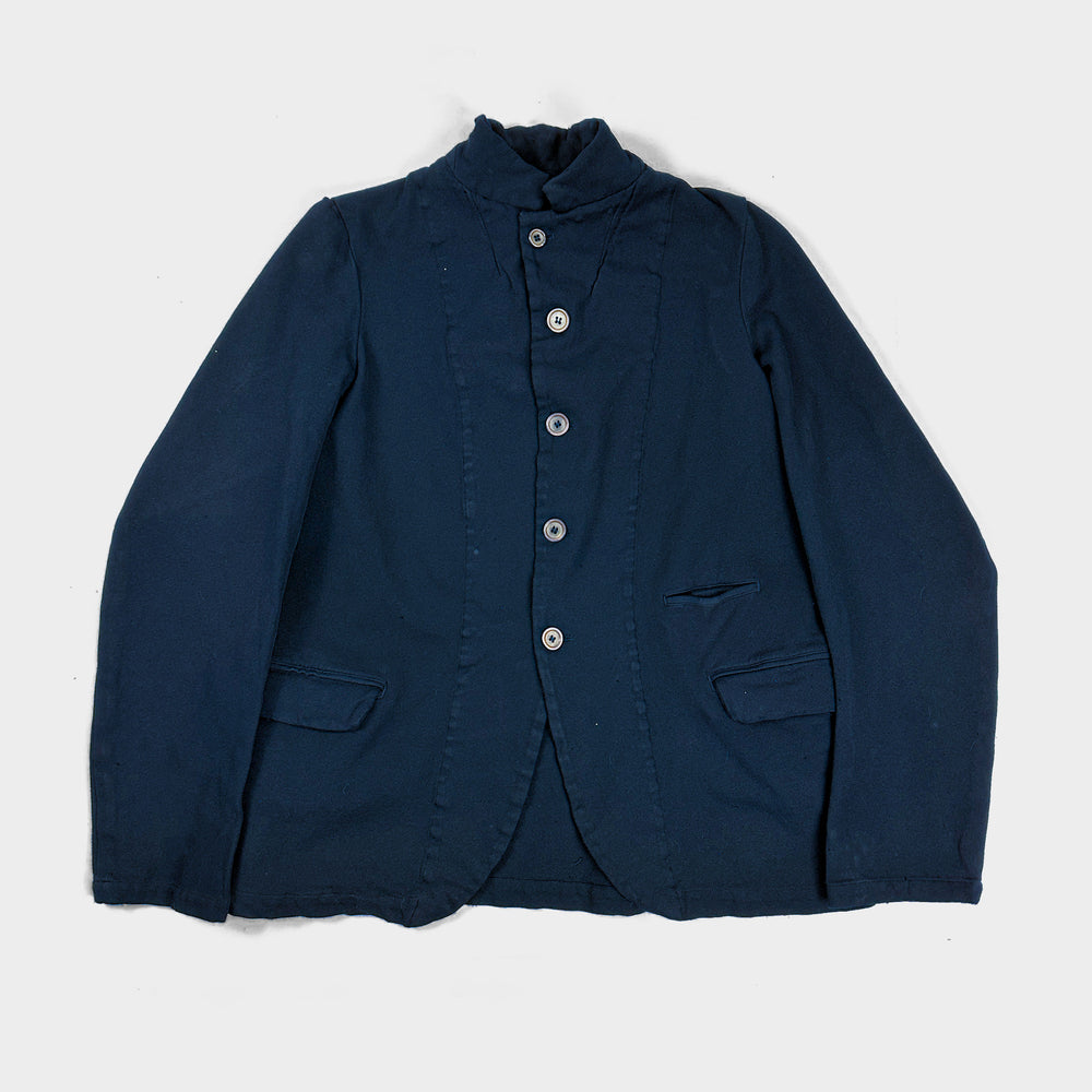 Comme des Garçons Button-Up Navy Blue Jacket S/S 2000