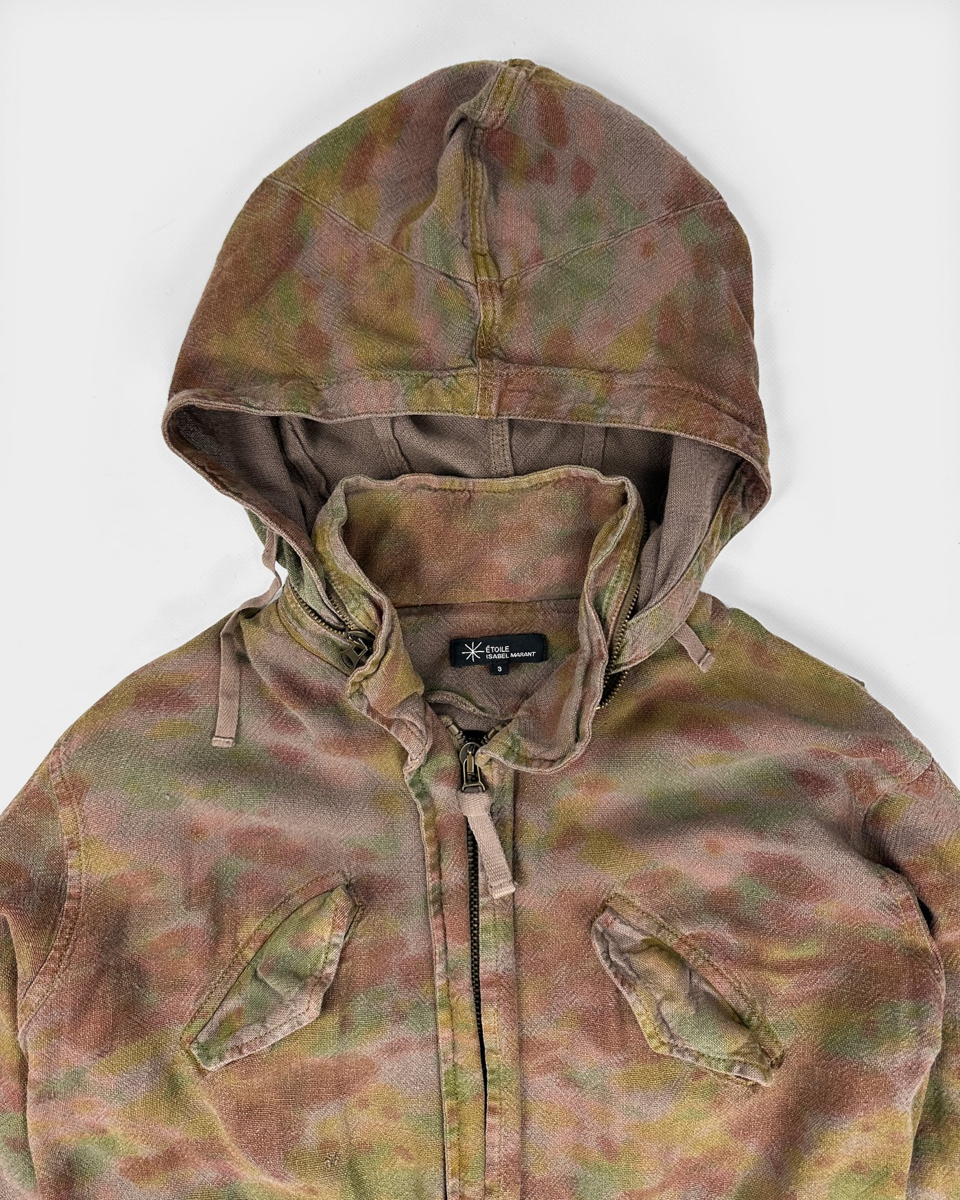 Isabel Marant Etoile Camo Print Linen Jacket 2000's