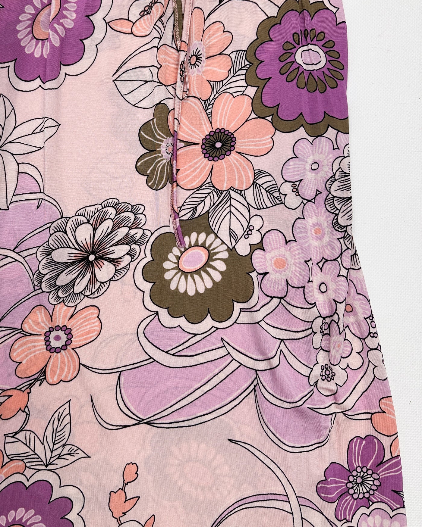 Alexander Mcqueen Pink Flowers Dress S/S 2004