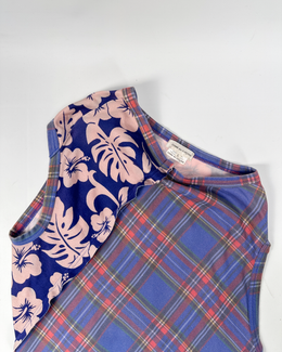 Comme des Garçons Multi-Pattern Asymmetric Dress 2005