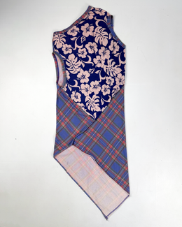 Comme des Garçons Multi-Pattern Asymmetric Dress 2005