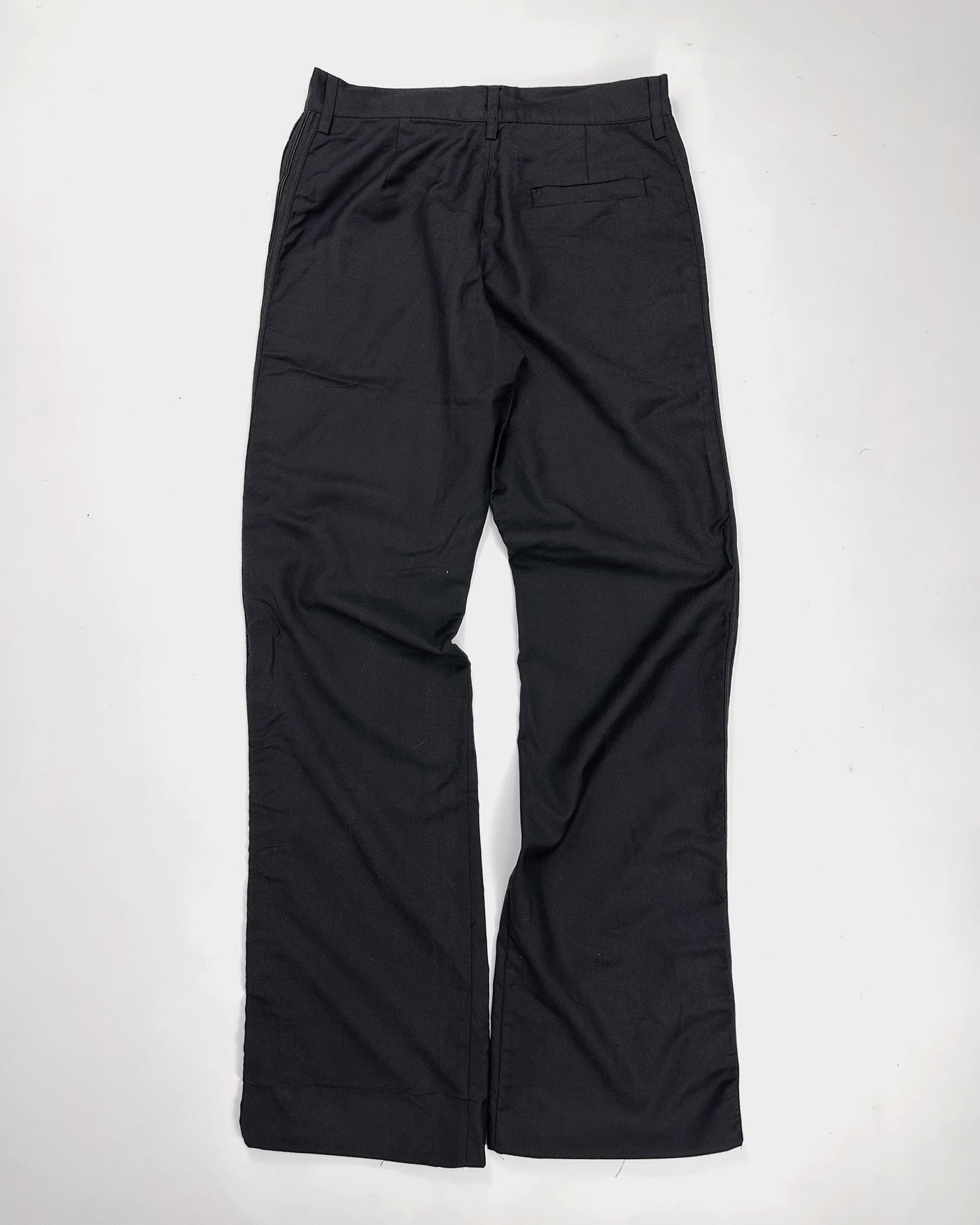 Bottega Veneta Black Silk Pants 2000's