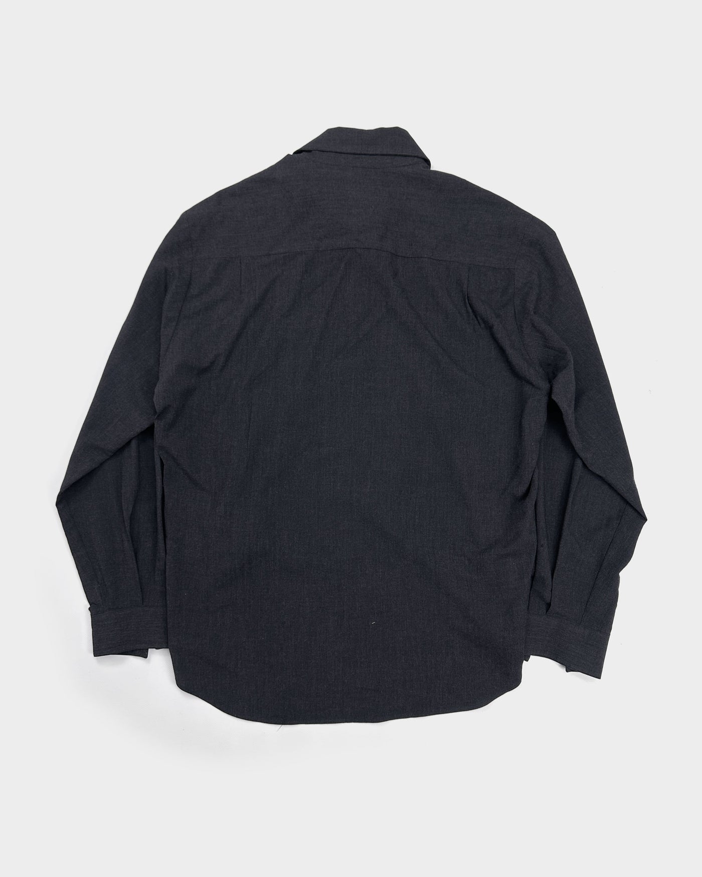 Versace Grey Viscose + Wool Shirt 1990's - Vintagetts