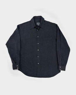 Versace Grey Viscose + Wool Shirt 1990's - Vintagetts