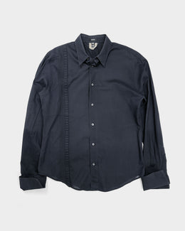 Versace Black Decorated Light Shirt 2000's - Vintagetts